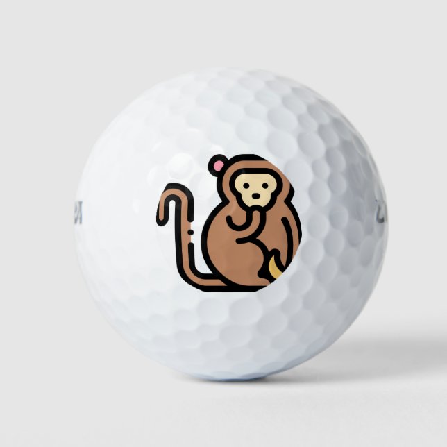 Pelotas De Golf Mono (Anverso)