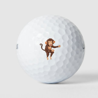 Pelotas De Golf Mono bailando