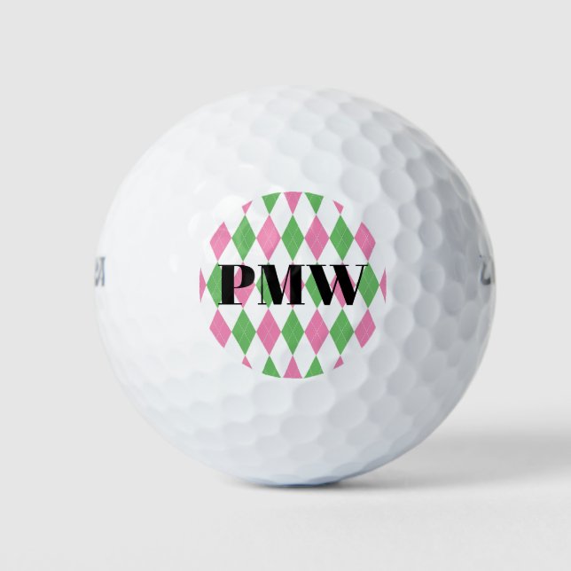 Pelotas De Golf Monogram Ladies League Golf Ball (Anverso)