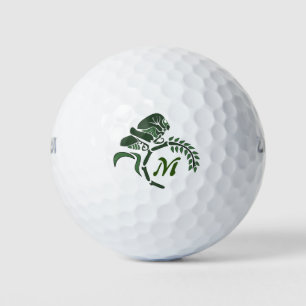 Pelotas De Golf Monograma caprichoso y caprichoso
