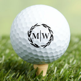 Pelotas De Golf Monograma de Cresta Personalizada