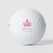 Monograma de golf rosa