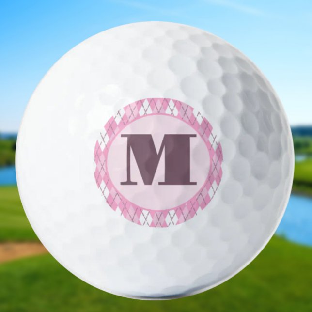 Pelotas De Golf Monograma del personalizado de las damas de estilo (Subido por el creador)