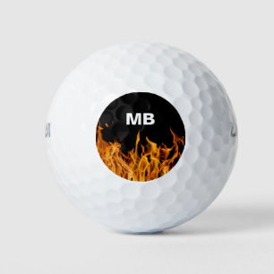 Pelotas de Golf Monograma Flames para Hombres