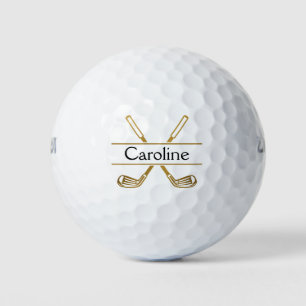 Pelotas de Golf Monograma Gold Clubs