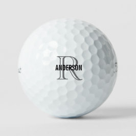 Pelotas De Golf Monograma Groomsman Personalizado Titleist Pro VI