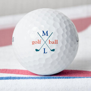 Pelotas De Golf Monograma . logotipo personalizado