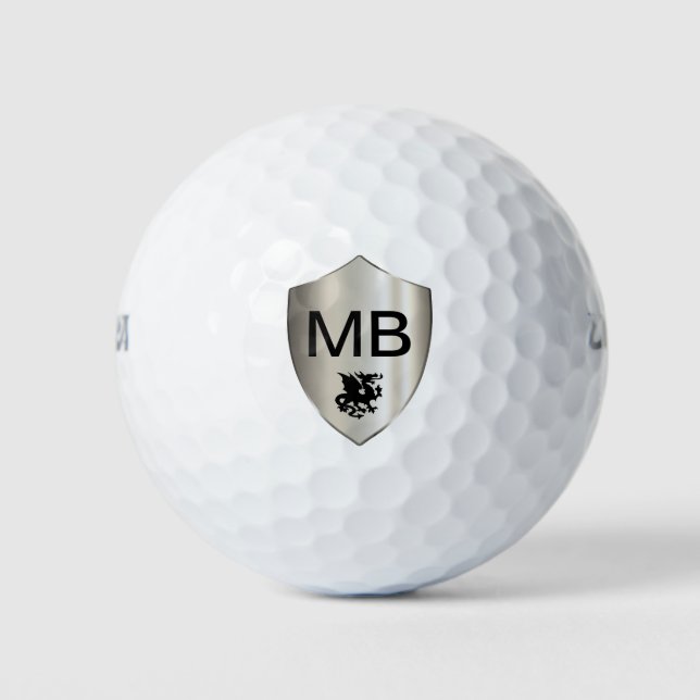 Pelotas De Golf Monograma masculino (Anverso)
