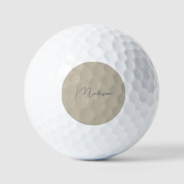 Pelotas De Golf Monograma moderno personalizado