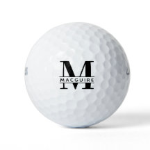 Monograma negrita mínimo con nombre