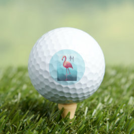 Pelotas De Golf Monograma personal de los amantes del golf