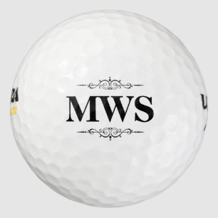 Pelotas De Golf Monograma personalizado