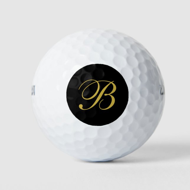 Pelotas De Golf Monograma personalizado (Anverso)