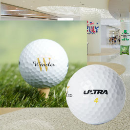Pelotas De Golf Monograma personalizado