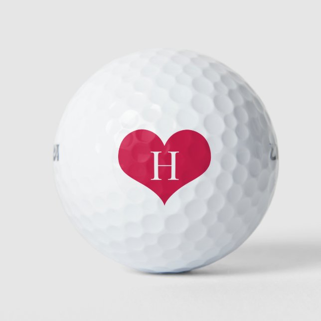 Pelotas De Golf Monograma personalizado (Anverso)