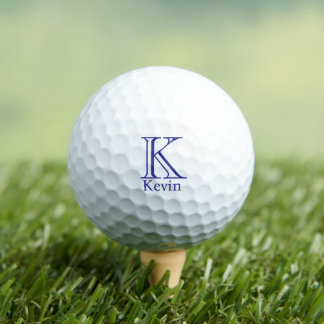 Pelotas De Golf Monograma personalizado con nombre