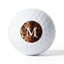 Monograma Piel de vaca marrón