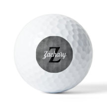 Monograma Retro Personalizado de Pinstripe Gris Vi