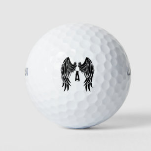 Pelotas De Golf Monograma Tattoo Angel Wing