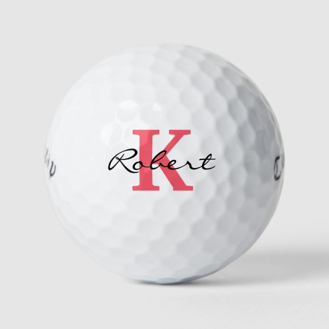 Pelotas De Golf Monogramado personalizado | #fathersday Callaway (Anverso)
