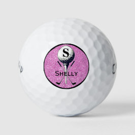 Pelotas De Golf Monogrammed Girly Golf Tee