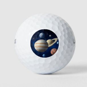 Pelotas De Golf Montaje del sistema solar