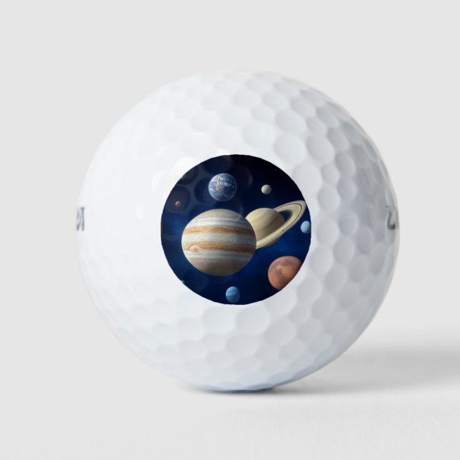 Pelotas De Golf Montaje del sistema solar (Anverso)