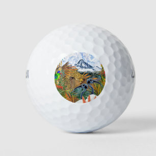 Pelotas De Golf Montaña asustada