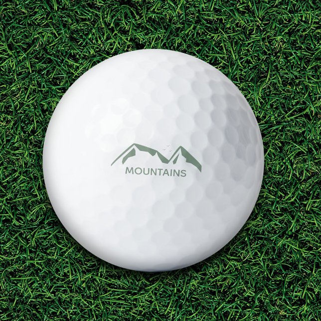 Pelotas De Golf Montañas (Mountains golf ball)