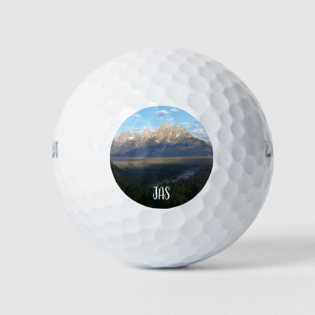 Pelotas De Golf Montañas de Jackson Hole (Parque Nacional Grand Te (Anverso)