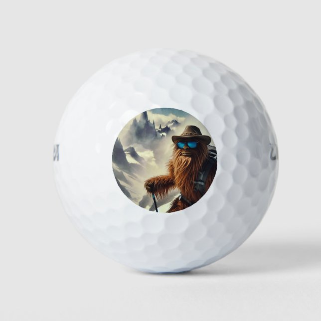 Pelotas De Golf Montañas Sasquatch Senderismo (Anverso)