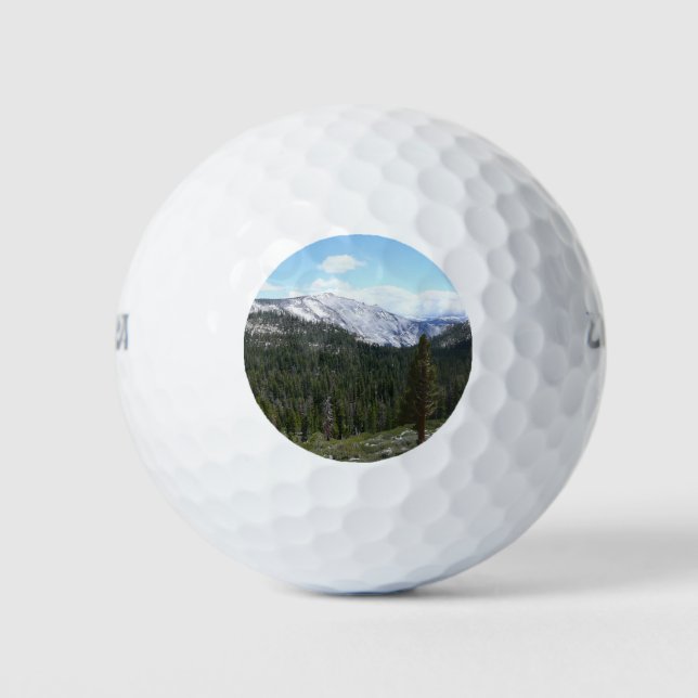 Pelotas De Golf Montañas Sierra Nevada II desde Yosemite (Anverso)
