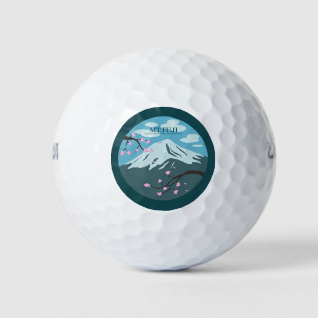 Pelotas De Golf Monte Fuji (Anverso)