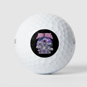 PELOTAS DE GOLF MOO-DENG EL FAMOSO BEBÉ HIPOPÓTAMO PIGMEO MOODENG