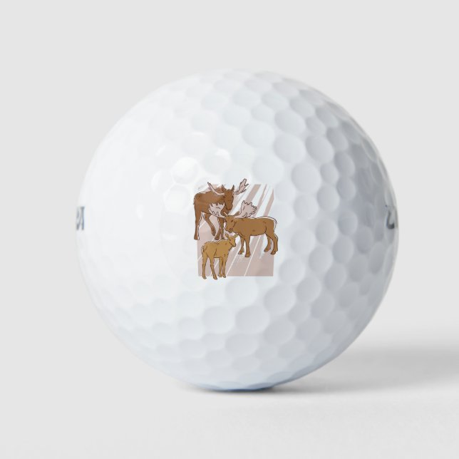 Pelotas De Golf Moose (Anverso)