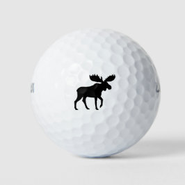 Pelotas De Golf Moose Silhouette | Animales salvajes