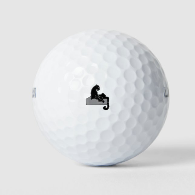 Pelotas De Golf moreno negro (Anverso)