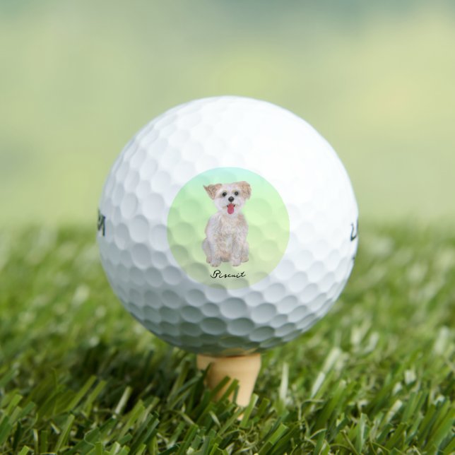 Pelotas De Golf Morkie Dog Golf Balls Supersoft Calleway (Camiseta in situ)