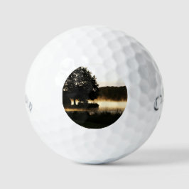 Pelotas De Golf Morning Lake Scene css gbcna