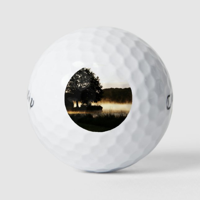 Pelotas De Golf Morning Lake Scene cwb gbm (Anverso)