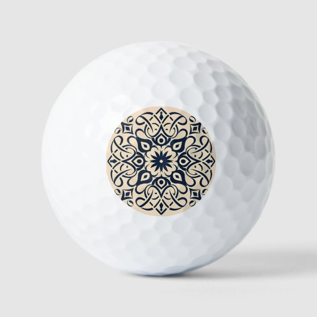 Pelotas De Golf mosaico marroquí (Anverso)