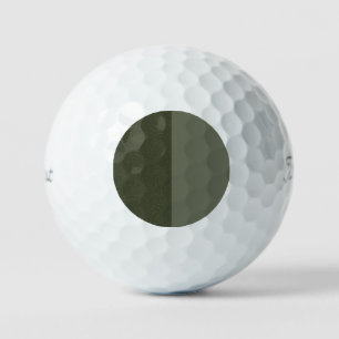 Pelotas De Golf Moss Green Duo Design Golf Ball - Personalizable