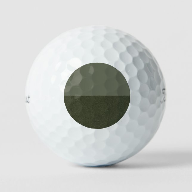 Pelotas De Golf Moss Green Golf Ball - Diseño moderno texturizado (Anverso)