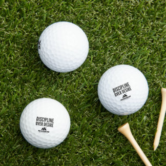 Pelotas De Golf MOTIVATIONALISM© Discipline Over Desire_