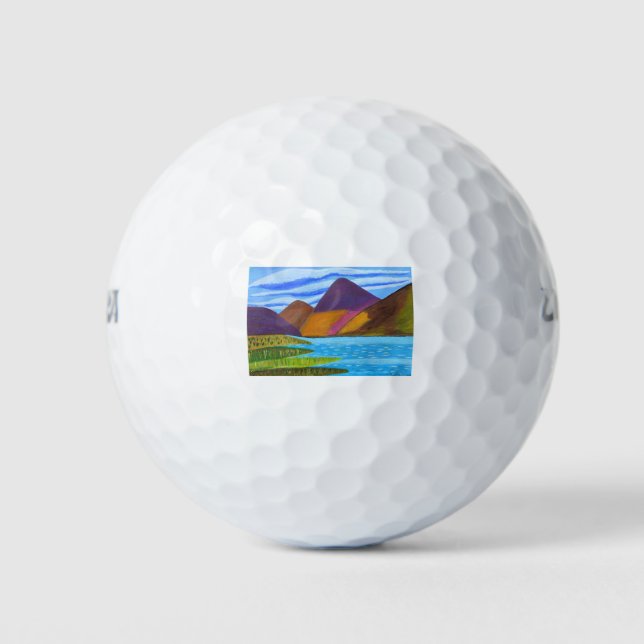 Pelotas De Golf Mountain Scenery .JPG (Anverso)