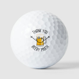 Pelotas De Golf Muchas Gracias Cervecero - Cara Tonta