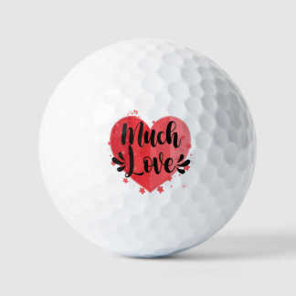 Pelotas De Golf Mucho amor, gran corazón