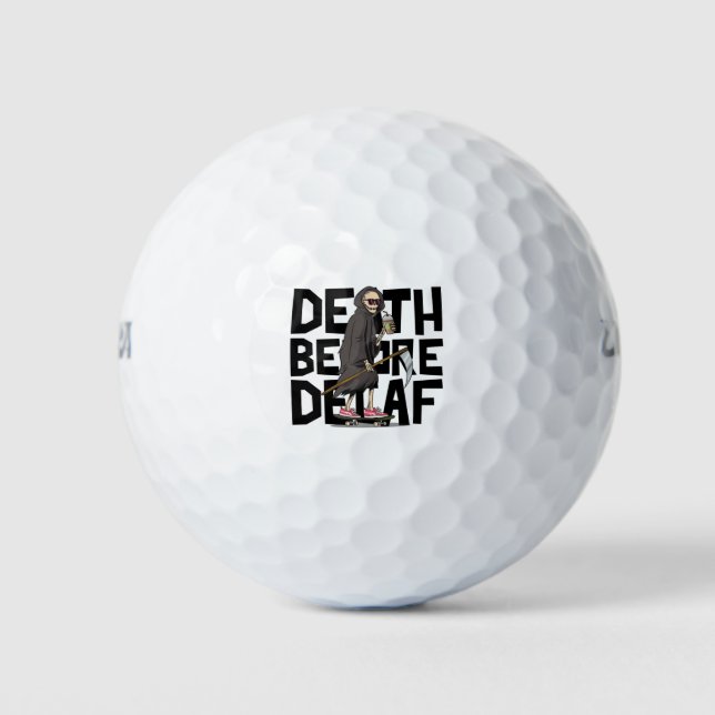 Pelotas De Golf Muerte antes de la sordera (Anverso)