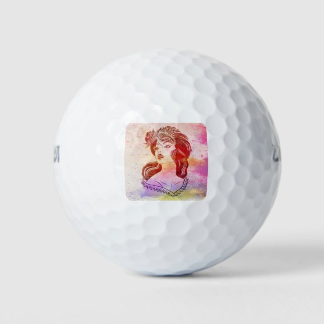 Pelotas De Golf Mujer (Anverso)