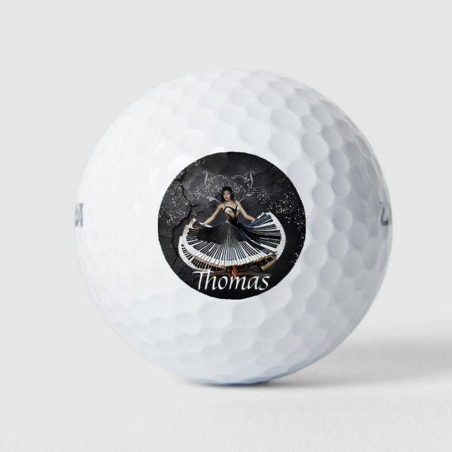 Pelotas De Golf Mujer bailarina elegante (Anverso)